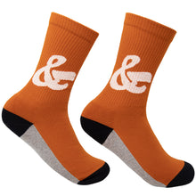 Load image into Gallery viewer, Ampersand Socks - Orange